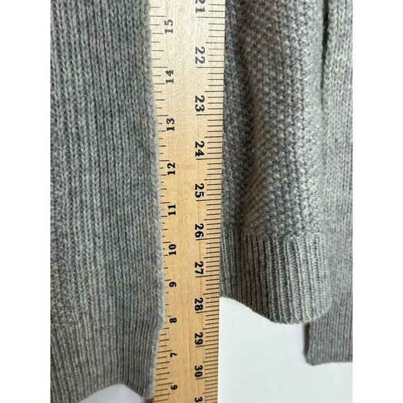 The Cashmere Project Womens Gray Open Front Cardigan Sweater M 100% Cashmere - Picture 5 of 8